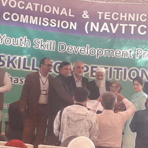 NAVTTC Zoanal Competition Sitara Chandio Recieving 1st Position in Sewing